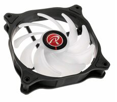 RAIJINTEK Eos 12 RBW ADD-2 set 2 ks čierna / 120 mm / 28 dB @ 1800 RPM / 75 CFM / RGB / 4.pin PWM