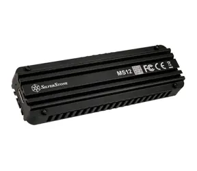 SilverStone MS12 Externý M.2 SSD rámček s USB 3.2 čierna