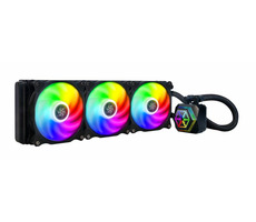 Silverstone Permafrost PF360-ARGB V2 čierna / 3x 120mm / 35.6 dB @ 2200 RPM / Intel & AMD / dopredaj