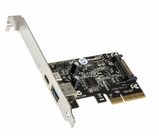 SilverStone ECU03 karta PCIe / 1x USB 3.1 type A &amp; 1x USB 3.1 Type C