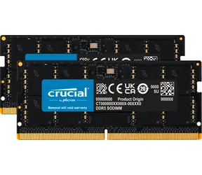 Crucial 32GB Kit (2x16GB) DDR5 4800/CL40/SO-DIMM