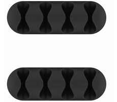 MicroConnect 4slotový káblový organizér 2 kusy čierna