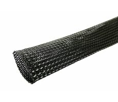 MicroConnect Polyesterová rozšíriteľná káblová objímka 50m čierna / priemer kábla max. 3cm