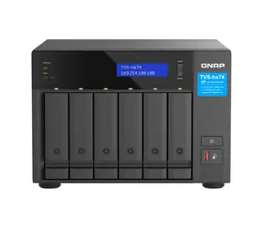 QNAP TVS-h674-i3-16G / 6x HDD / i3-12100 3.3 GHz / 16 GB DDR4 / 3.5" &amp; 2.5" SATA / 2x2.5GLAN