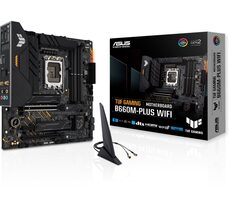 ASUS TUF GAMING B660-PLUS WIFI / Intel B660 / LGA 1700 / 4x DDR5 / PCI express 5.0 / 2x PCIe x16 / 1x RJ-45 / mATX
