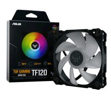 ASUS TUF Gaming TF120 ARGB čierna / 120 mm / Advanced FDB / 250-1900 RPM / 76 CFM / 29 dB