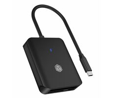 Icy Box IB-CR403-C3 čierna / externá čítačka pamäťových kariet / 3 porty / USB-C