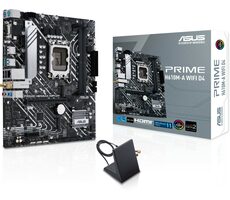 ASUS PRIME H610M-A WIFI D4 / H610 / LGA 1700 / 2x DDR4 / PCIEx16 / 1x GLAN / microATX