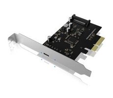 Icy Box IB-PCI1901-C32 čierno-strieborná / prídavná PCIe x4 karta / USB-C