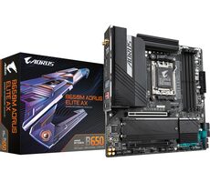GIGABYTE B650 AORUS ELITE AX rev. 1.0 / AMD B650 / DDR5 / SATA III RAID / USB / GLAN / M.2 / sc.AM5 / Wi-Fi / m-ATX