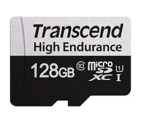 Transcend 350V 128GB / Micro SDHC / Pamäťová karta / Class 10 / R: 95MBps / W: 45MBps