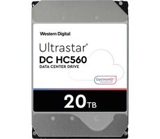 WD Ultrastar DC HC560 20TB / HDD / 3.5" SATA III / 7 200 rpm / 512MB cache / 5y