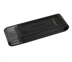 Kingston DataTraveler 70 256GB čierna / Flash Disk / USB 3.2 Gen 1 - (USB-C 3.0)