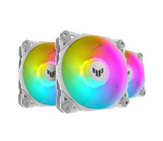 ASUS TUF Gaming TF120 ARGB (3ks) biela / 120 mm / Advanced FDB / 250-1900 RPM / 76 CFM / 29 dB
