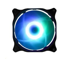 EVOLVEO FAN-12AR 120mm / PWM ventilátor / 120mm / 1500RPM / 26 dBA / Adresovateľné RGB LED