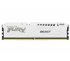 Kingston Fury Beast White 16GB (1x16GB) DDR5 5200MHz / CL40 / DIMM / On-Die ECC / XMP / 1.25V