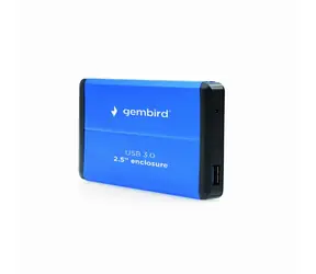 Gembird EE2-U3S-2-B modrá / externý box / 2.5" / hliníkový / USB 3.0