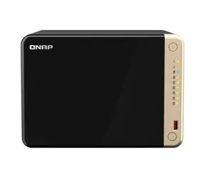 QNAP TS-664-8G čierna / Intel Celeron 2.9GHz / 8GB RAM / 6x 3.5 "SATA III + 2x M.2 / 4X USB / 1x HDMI / 2x 2.5GLAN