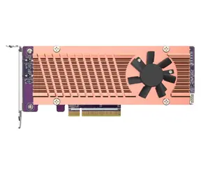 QNAP QM2-2P-384A Rozširujúca karta PCIe pre NAS / 2 x sloty M.2 22110 / PCIe Gen3 x8