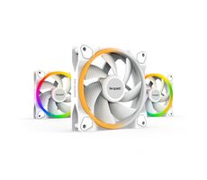 be quiet! LIGHT WINGS PWM 120 Triple Pack biela / ARGB / Fluid-dynamic Bearing / 20.6dB @ 1700RPM / 41.51CFM / 4-pin