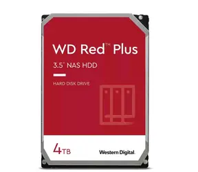 WD Red Plus (EFPX) 4TB / HDD / 3.5" SATA III / 5 400 rpm / 256MB cache / 3y / pre NAS
