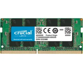CRUCIAL 8GB (1x8GB) 3200MHz / DDR4 / SODIMM / CL22 / Non-ECC / 1.2V / Bulk