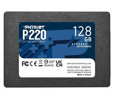 Patriot P220 128GB / SSD / 2.5 &quot;/ IOPS: 40K 50K / SATA III