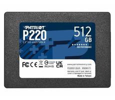 Patriot P220 512GB / SSD / 2.5 &quot;/ IOPS: 40K 50K / SATA III
