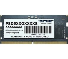 Patriot Signature 16GB (1x16GB) 5600MHz / SO-DIMM / DDR5 / CL46 / NON-ECC / Unbuffered / 1.1V