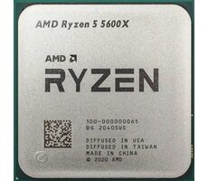 AMD RYZEN 5 5600X @ 3.7GHz - TRAY / Turbo 4.6GHz / 6C12T / L1 192kB L2 3MB L3 32MB / AM4 / Zen 3 / 65W
