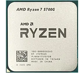 AMD RYZEN 7 5700G @ 3.8GHz - TRAY