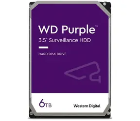 WD Purple 6TB / HDD / 3.5" SATA III / 5400 rpm / 256MB cache / 3y / pre dohľadové centrá