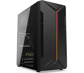 KRUX Astro čierna / PC skriňa / micro-ATX / mini-ITX / priehľadná bočnica / bez zdroja 