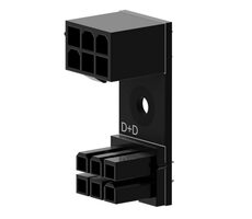 Singularity Computers Shift 6-Pin PCIE 180° adaptér D+D čierna