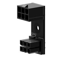 Singularity Computers Shift 6-Pin PCIE 180° adaptér U+U čierna