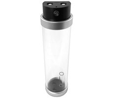 Singularity Computers Protium expanzná nádrž 200mm čierna - strieborná / 7x G1/4