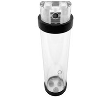 Singularity Computers PROTIUM-M-BP expanzná nádrž 200mm číra - čierna / 7x G1/4