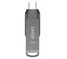 Lexar JumpDrive D400 Dual 128GB / Flash Disk / USB-A / USB-C / Rýchlosť prenosu až: 130MBs