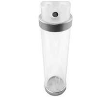 Singularity Computers PROTIUM-M-SF expanzná nádrž 200mm matná - strieborná / 7x G1/4