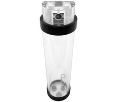 Singularity Computers PROTIUM-200-BP expanzná nádrž 200mm číra - čierna / 7x G1/4  