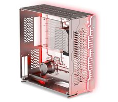 Singularity Computers Wraith ITX strieborná / PC skriňa / ITX/DTX / integrované vodné chladenie