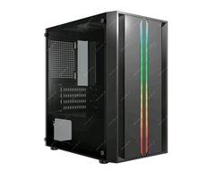 Crono PCC-200-3 čierna / PC skriňa / Micro-ATX / ITX / bez zdroja / bez ventilátorov