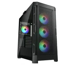 COUGAR Duoface PRO RGB čierna / PC skriňa / ATX / micro-ATX / mini-ITX / RGB / priehľadná bočnica / bez zdroja 