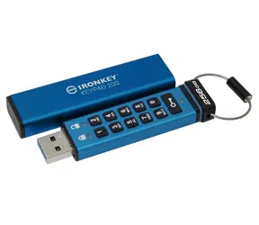 Kingston IronKey Keypad 200 256GB modrá
