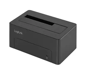 LogiLink QP0027 čierna / Dokovacia stanica na 2.5 &amp; 3.5" disky / USB 3.1 Gen2 / SATA III