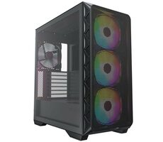 Montech Air 903 Max čierna / E-ATX / 2x USBA + 1x USBC / 4X 140mm / bez zdroja / priehľadná bočnica
