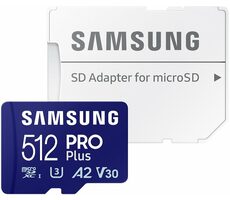 Samsung Micro SDXC PRO PLUS 512GB + SD adaptér