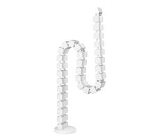 Powerton Organizér káblov biela / 1.3m