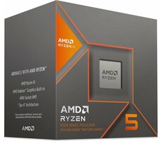 AMD RYZEN 5 8600G @ 4.3GHz / Turbo 5.0GHz / 6C12T / L2 6MB L3 16MB / AM5 / Zen 4 / 65W
