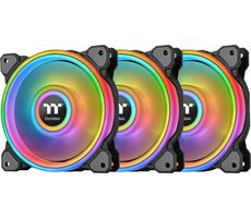 Thermaltake Riing Quad 12 RGB Radiator Fan TT Premium Edition / Hydraulic Bearing / 120mm / 25dB @ 1500rpm